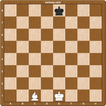 A white bishop on c1 used to drill diagonal paths across the board