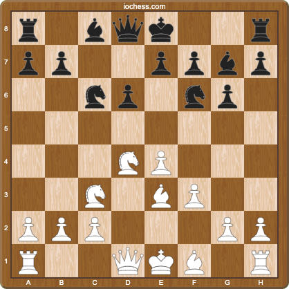 Sicilian Dragon setup with ...g6 and ...Bg7