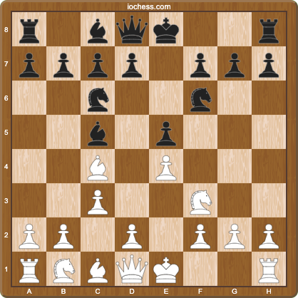 Italian Game after 1.e4 e5 2.Nf3 Nc6 3.Bc4 Bc5 4.c3 Nf6, a critical branching point
