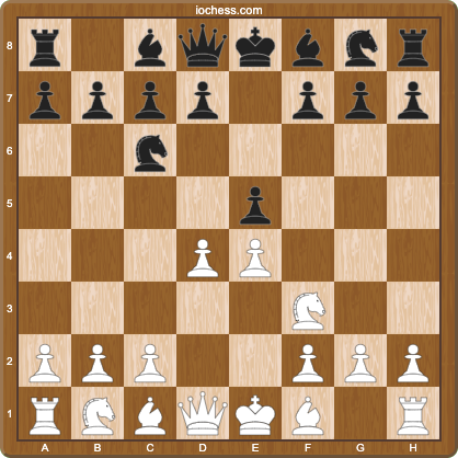 Scotch Game starting move, position after 1.e4 e5 2.Nf3 Nc6 3.d4