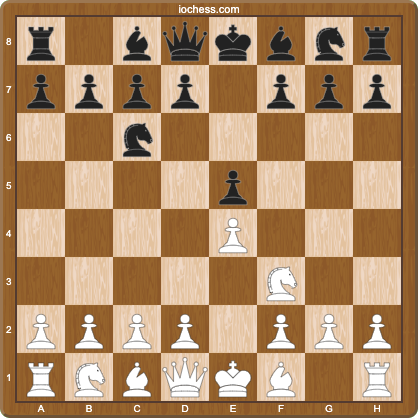 Position after 1.e4 e5 2.Nf3 Nc6, a critical early branching point