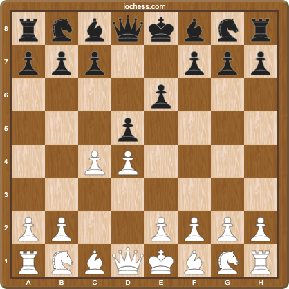 Queen's Gambit Declined after 1.d4 d5 2.c4 e6, Black declines the gambit and builds a classical centre